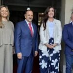 VICTORIA VILLARRUEL EN LA RIOJA: SE REUNIÓN CON EL GOBERNADOR Y CON POLÍTICOS JUSTICIALISTAS DURANTE LA FIESTA DE LA CHAYA