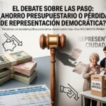EL DEBATE SOBRE LAS PASO: ¿AHORRO PRESUPUESTARIO O PÉRDIDA DE REPRESENTACIÓN DEMOCRÁTICA?