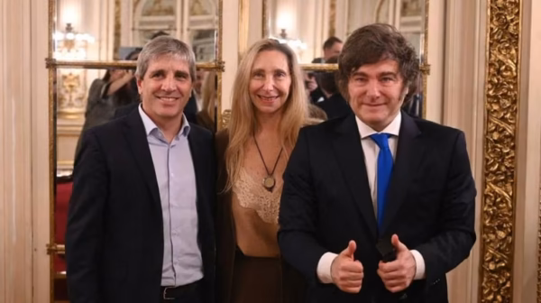 javier-y-karina-milei-luis-caputo